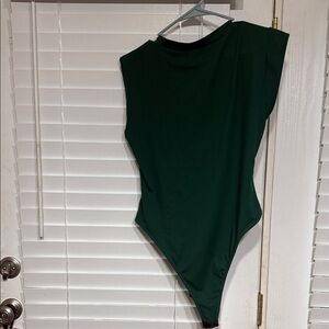 Dark Green Bodysuit SHEIN